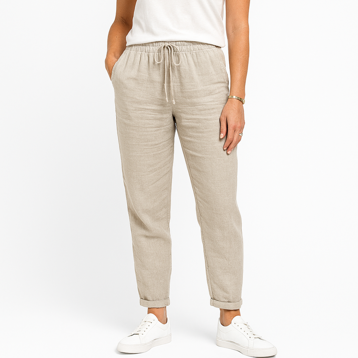 Breezefit™ | Ademend Linnen Comfortbroek