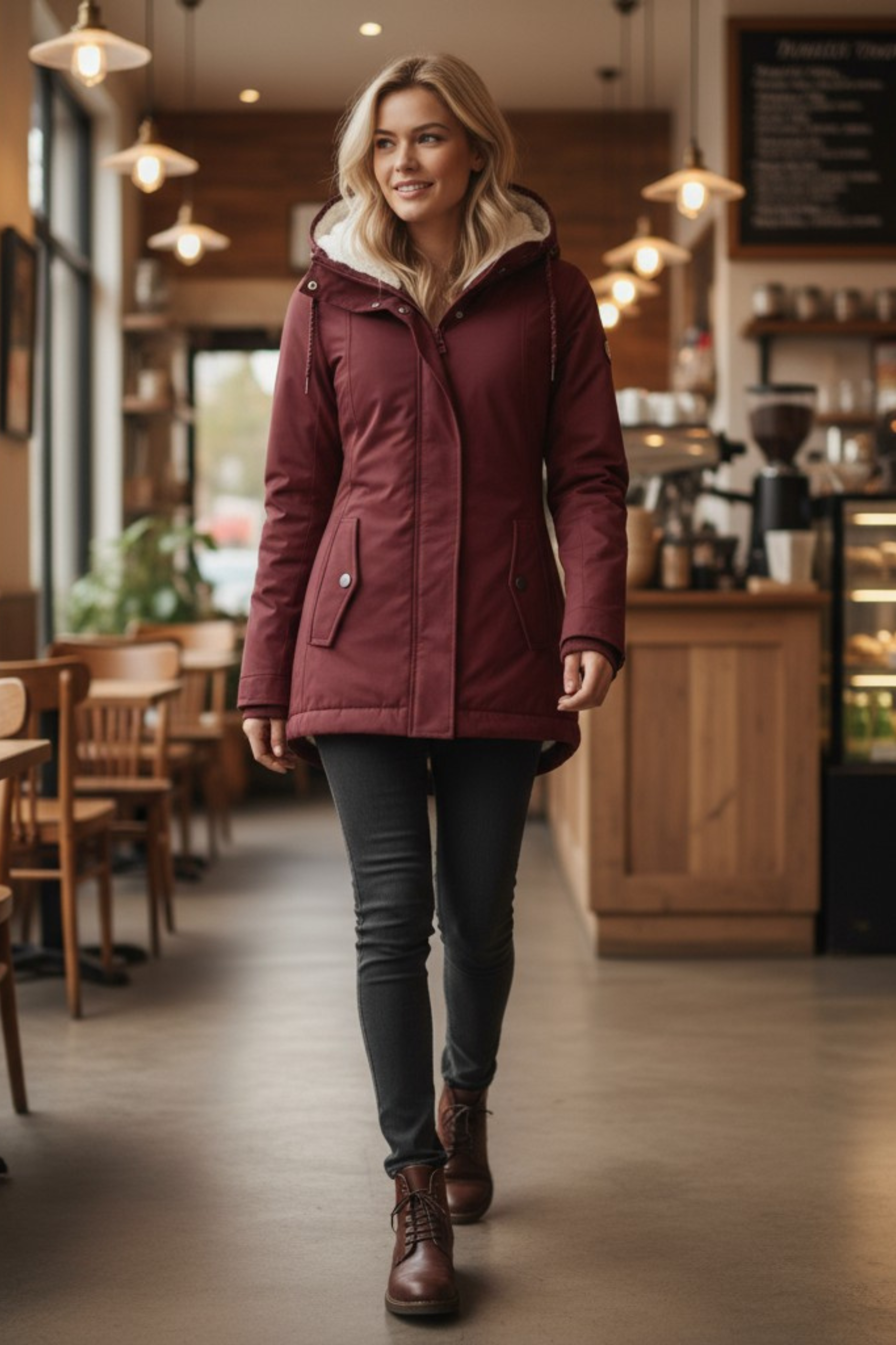 Frostreve Warme Fleece Parka met Capuchon