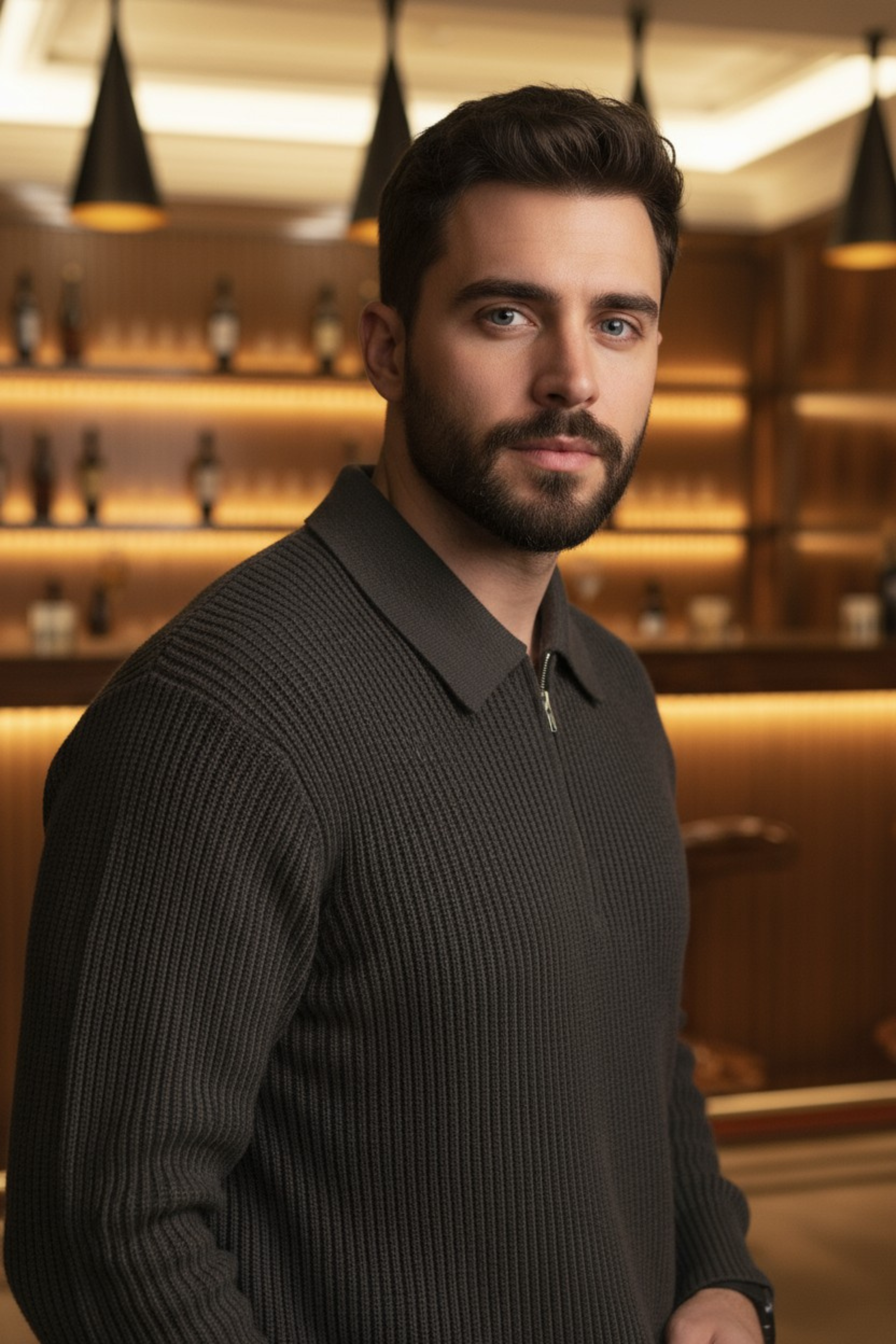 CoreEase Half-Zip Polo Sweater