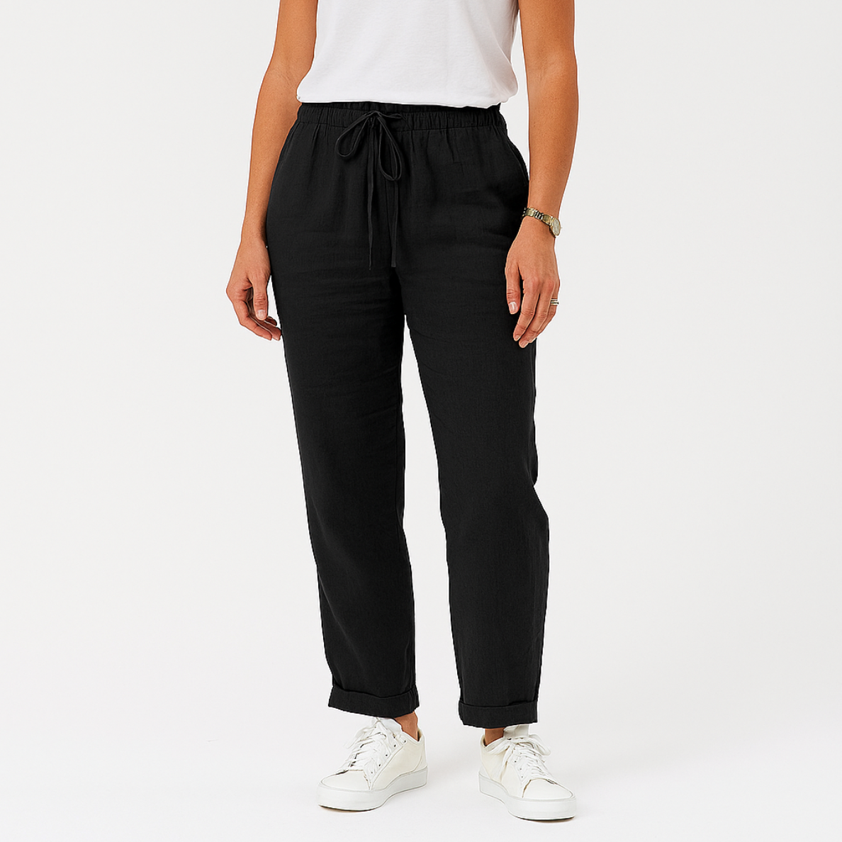 Breezefit™ | Ademend Linnen Comfortbroek