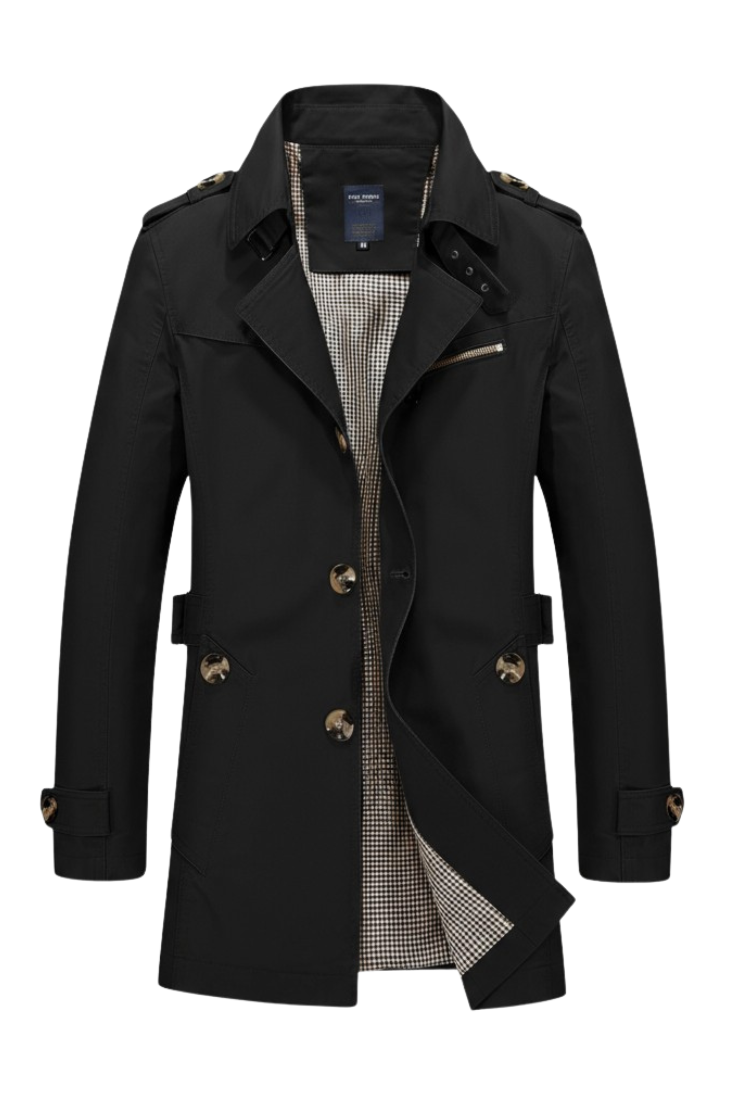 Areden Luxe Katoenen Trenchcoat