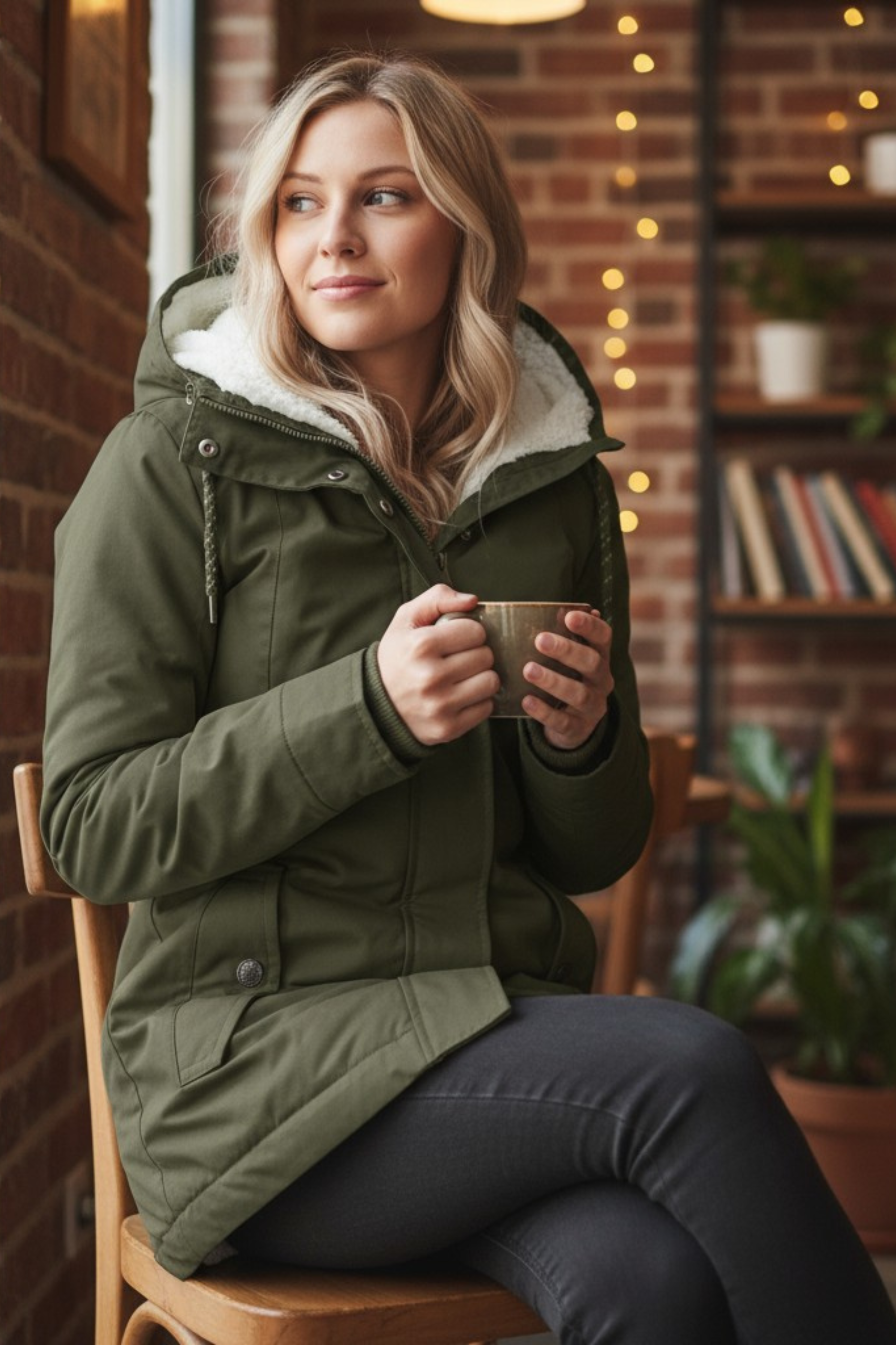 Frostreve Warme Fleece Parka met Capuchon