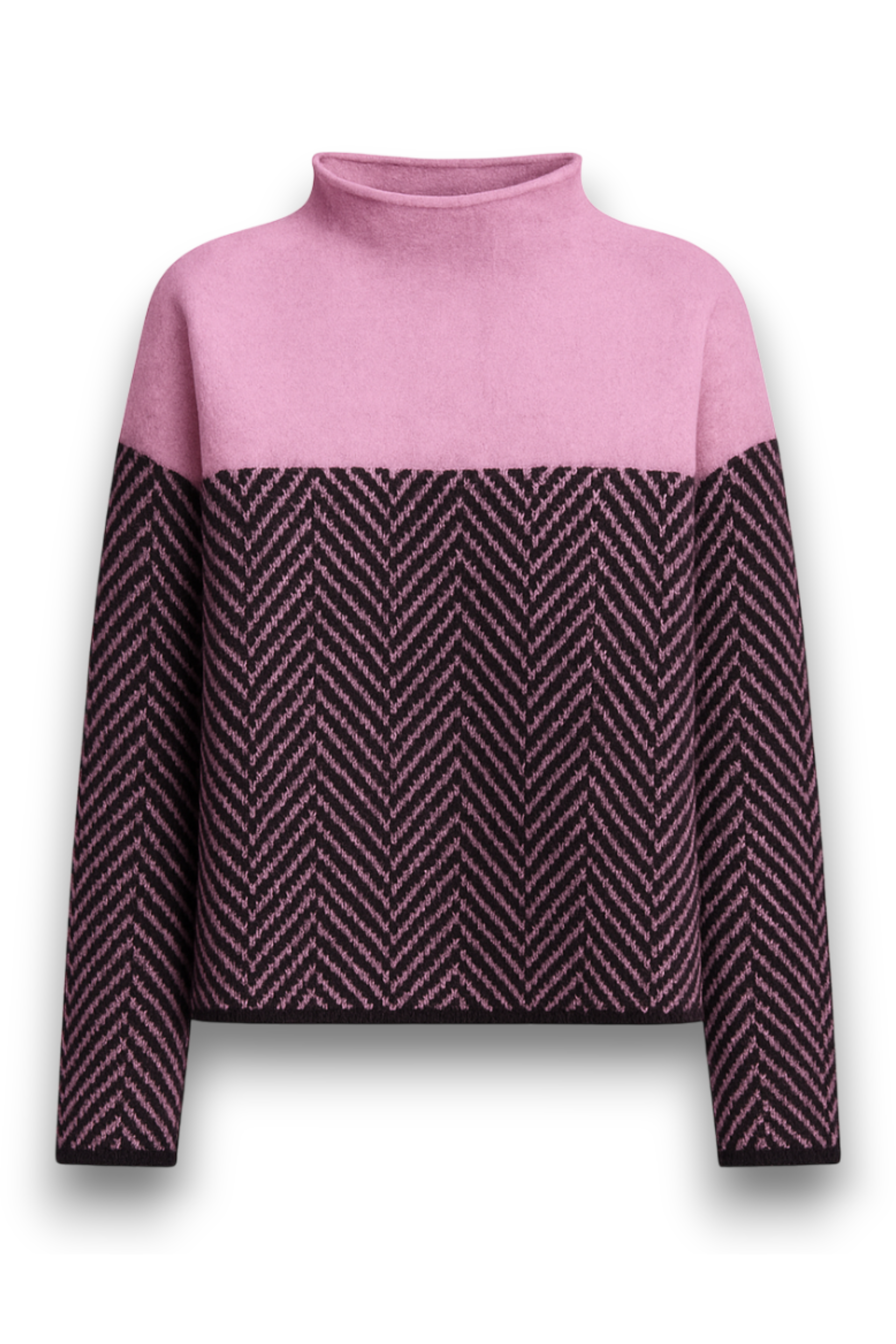 Zeyvara Halve Col Loose Fit Trui