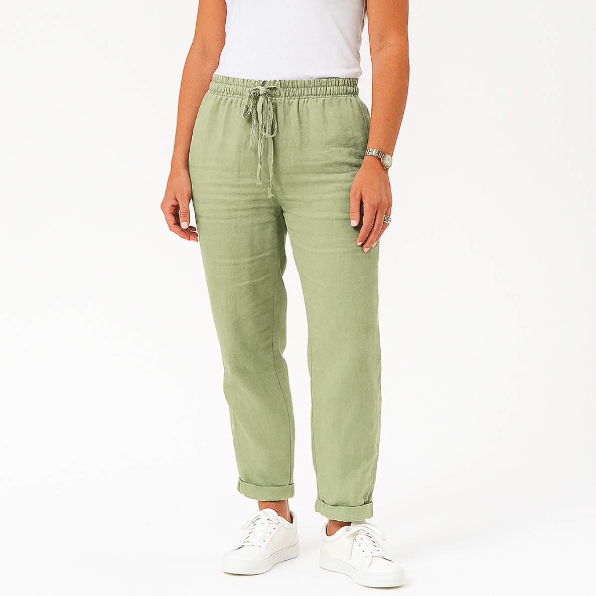 Breezefit™ | Ademend Linnen Comfortbroek