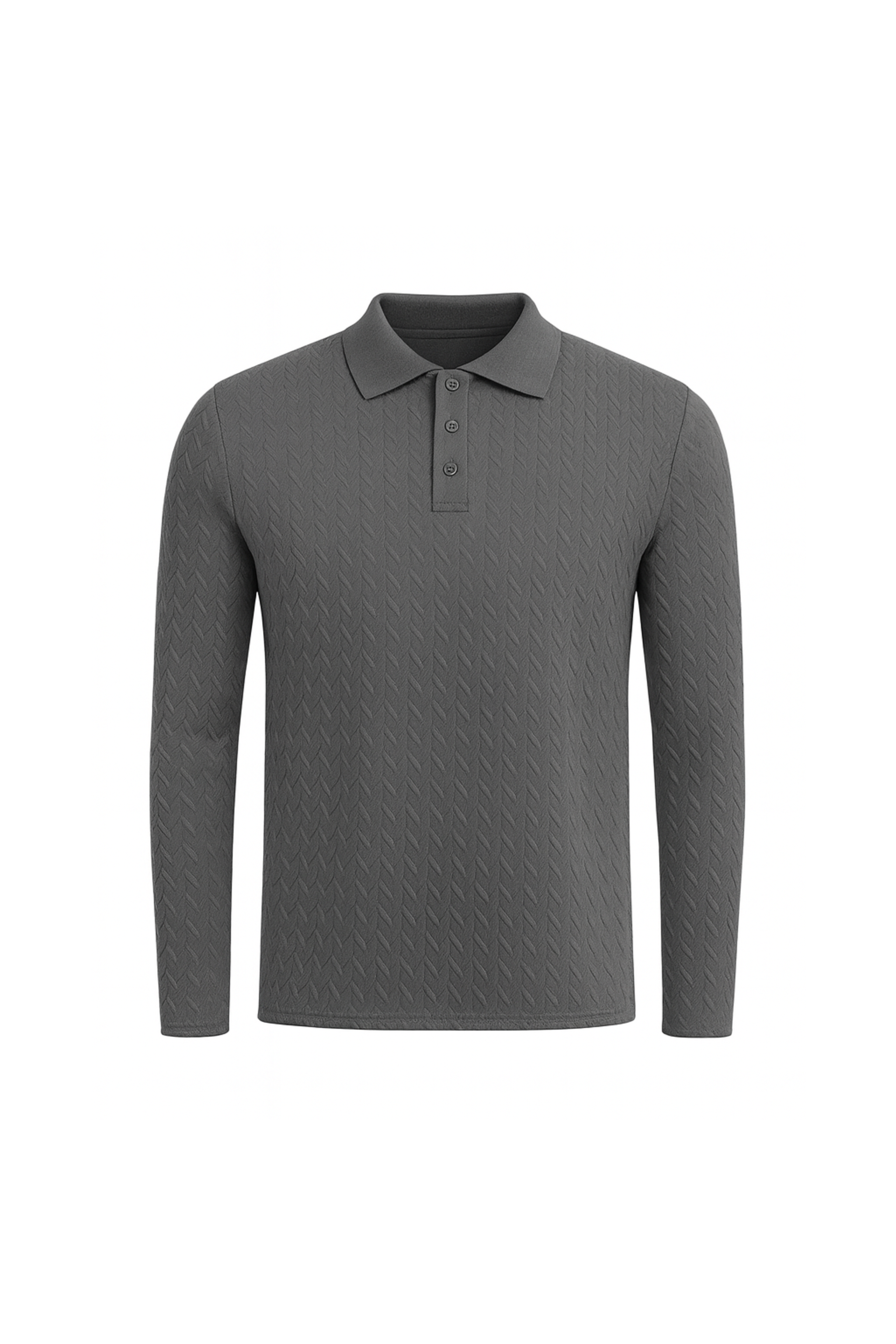 Dorian’s™ | Polo sweater met Textuurpatroon