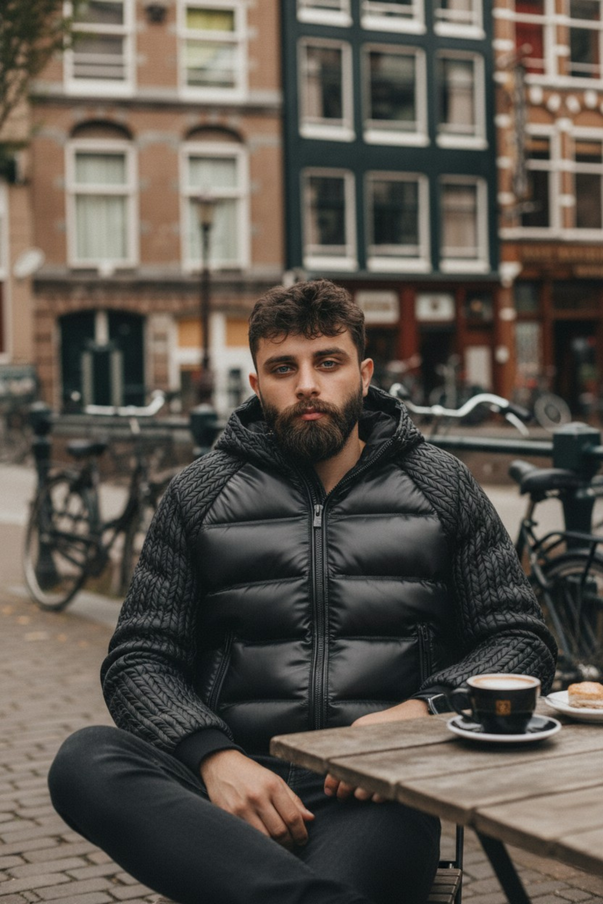 Dante’s™ | Slim Fit Patchwork Bomber