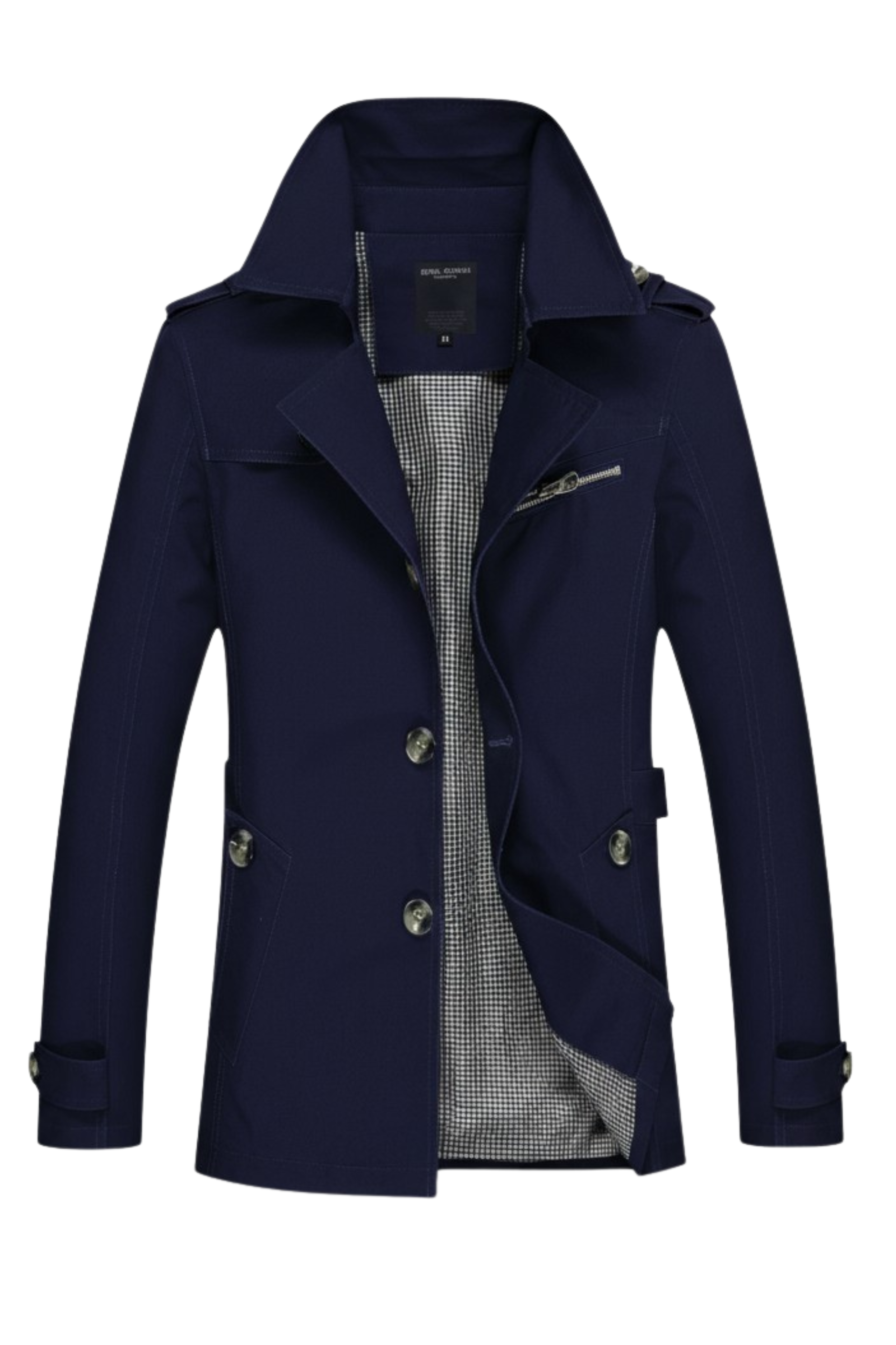 Areden Luxe Katoenen Trenchcoat