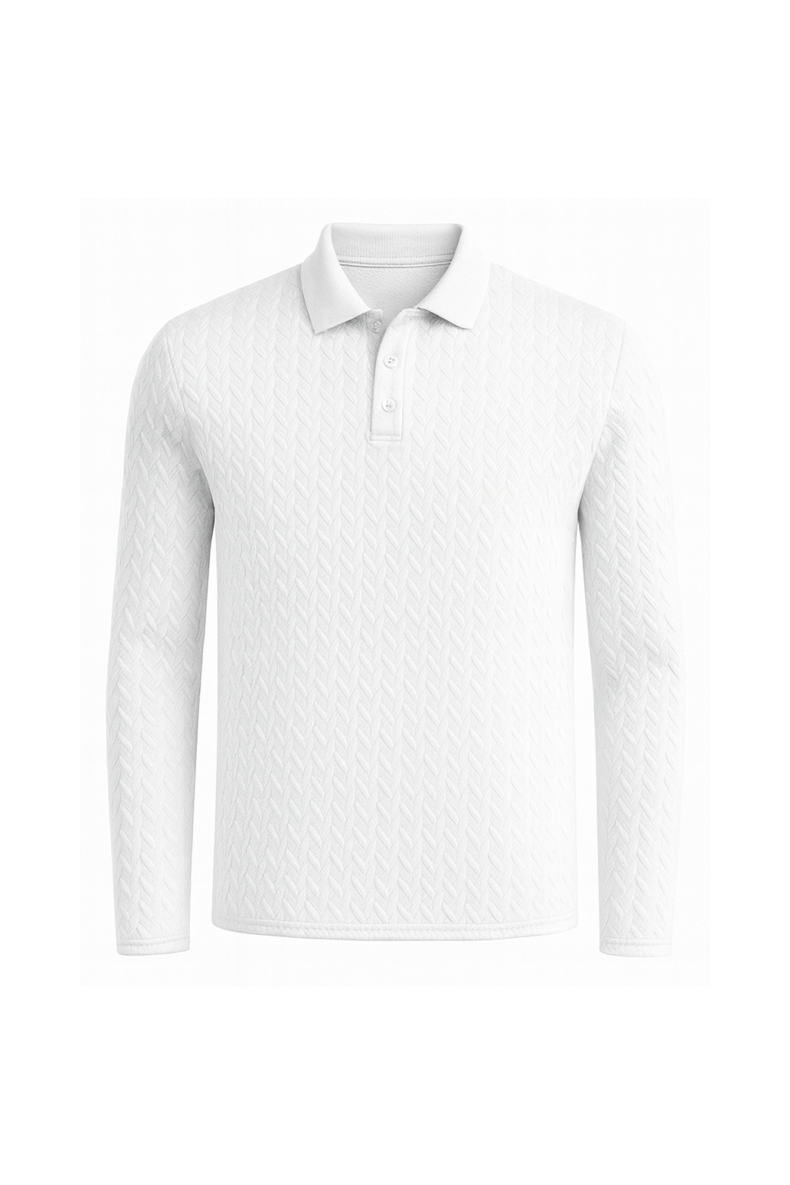 Dorian’s™ | Polo sweater met Textuurpatroon