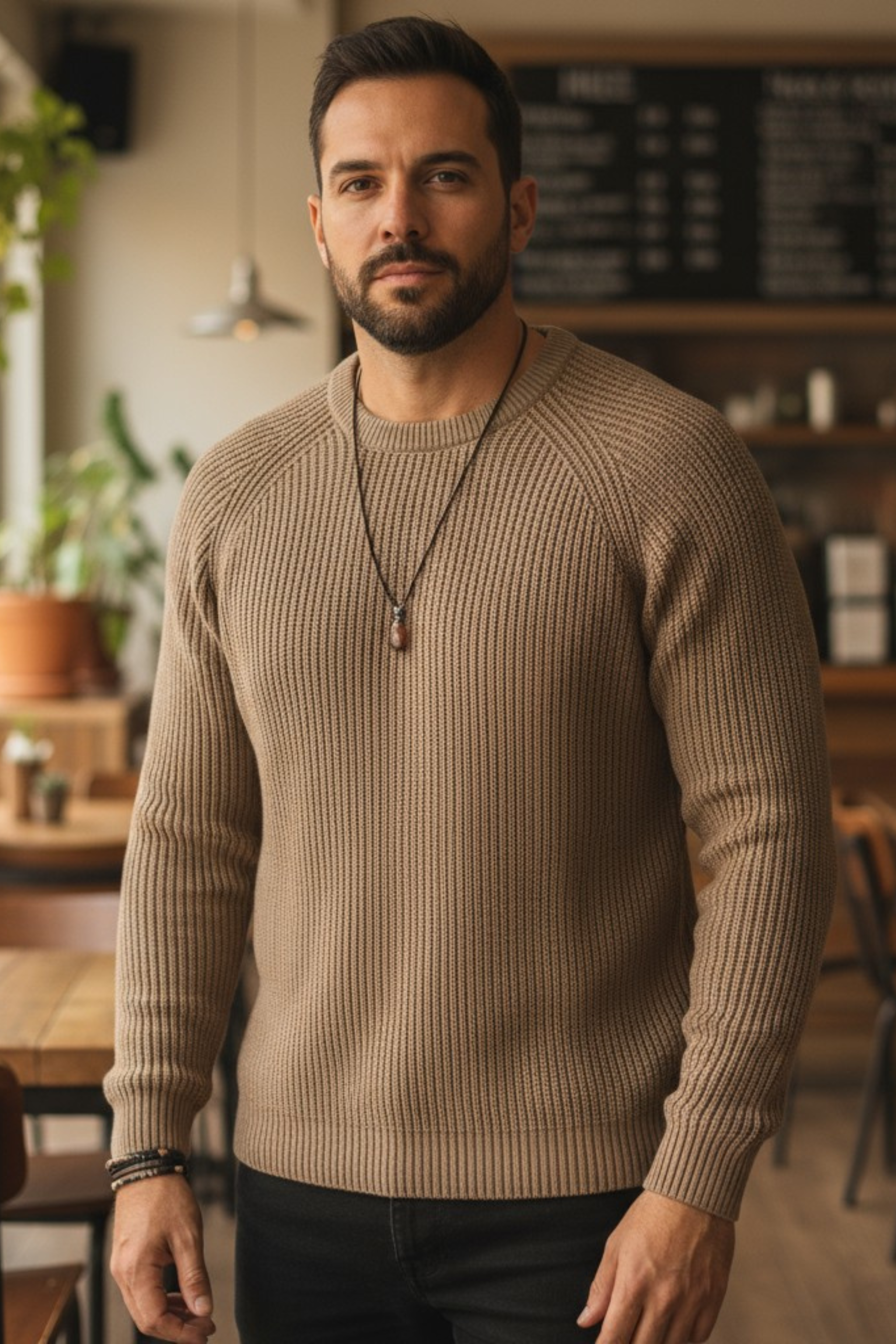 MYNE™ Luxe Katoenen Raglan Sweater