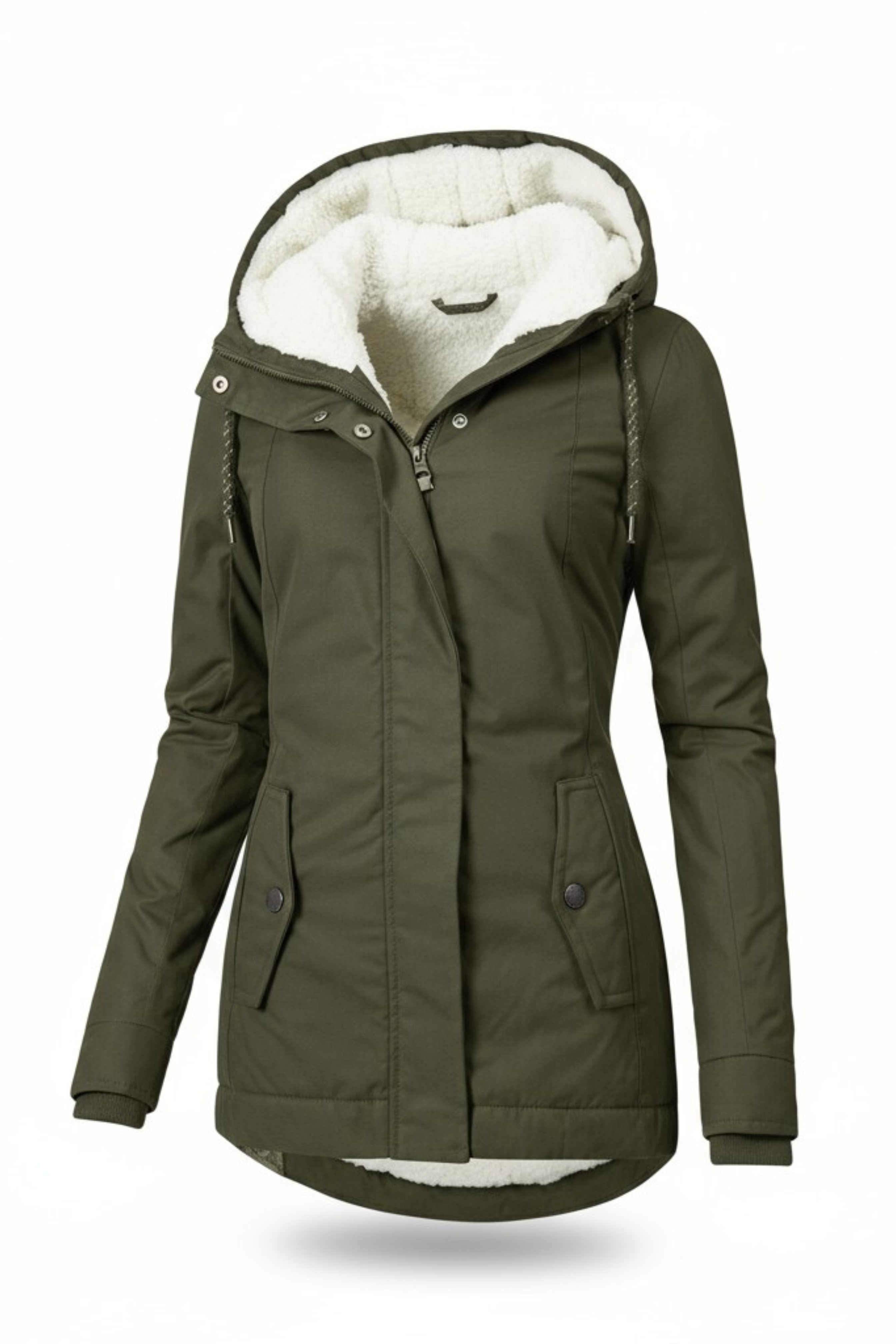 Frostreve Warme Fleece Parka met Capuchon