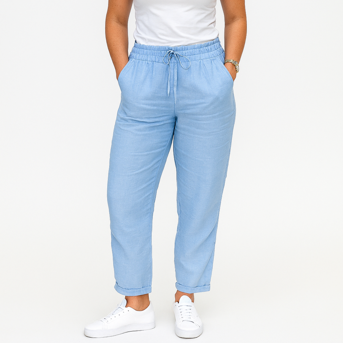 Breezefit™ | Ademend Linnen Comfortbroek