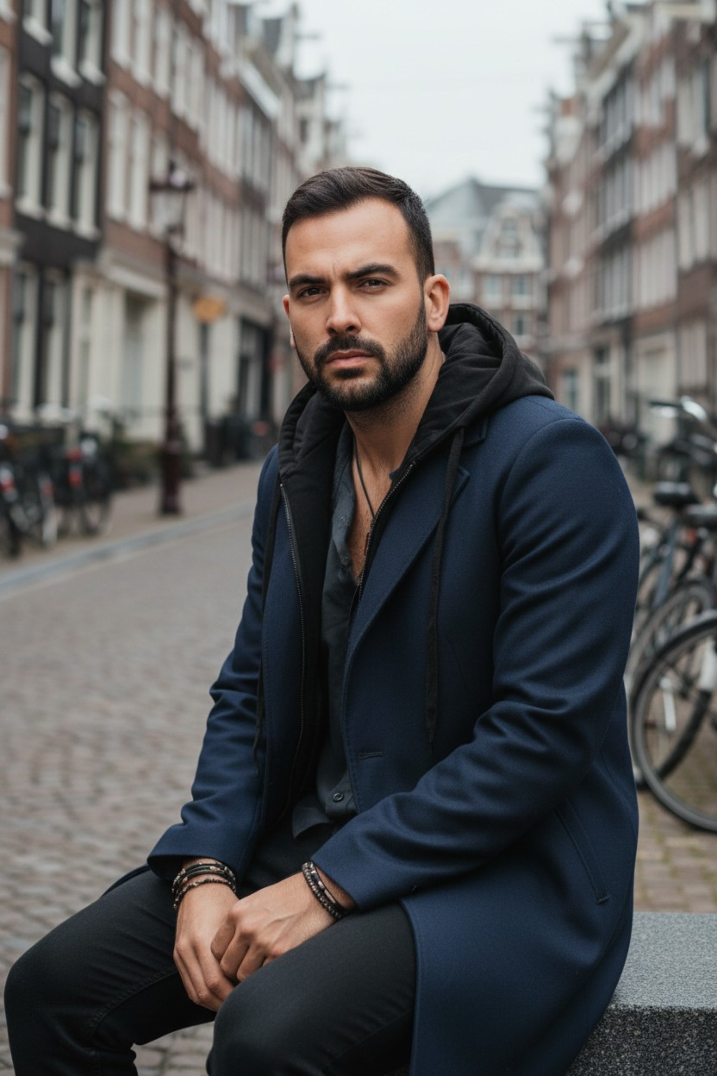 Lucenzo™ | Moderne Trench Met Capuchon