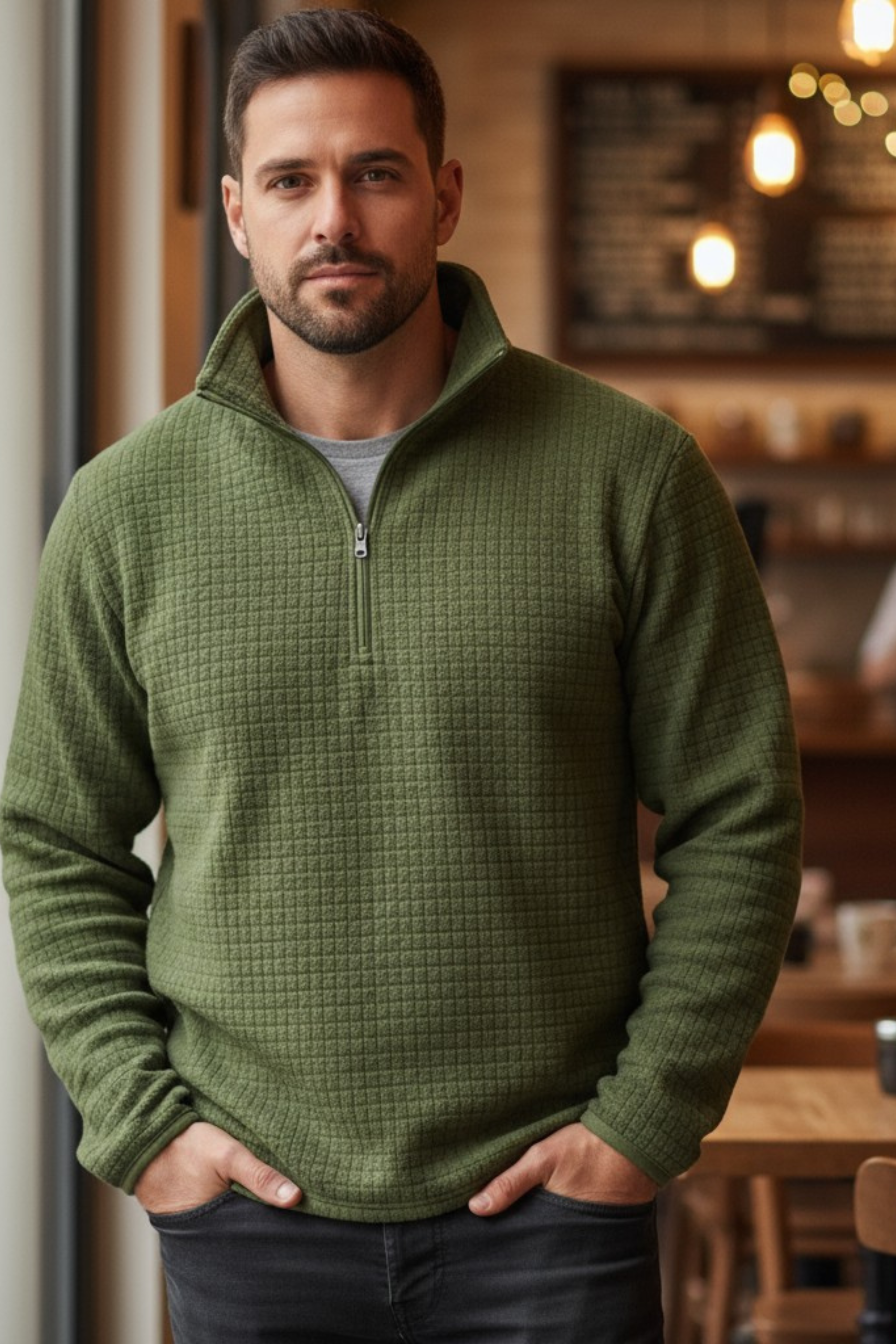 Luca’s™ | Warme Halve Rits Trui