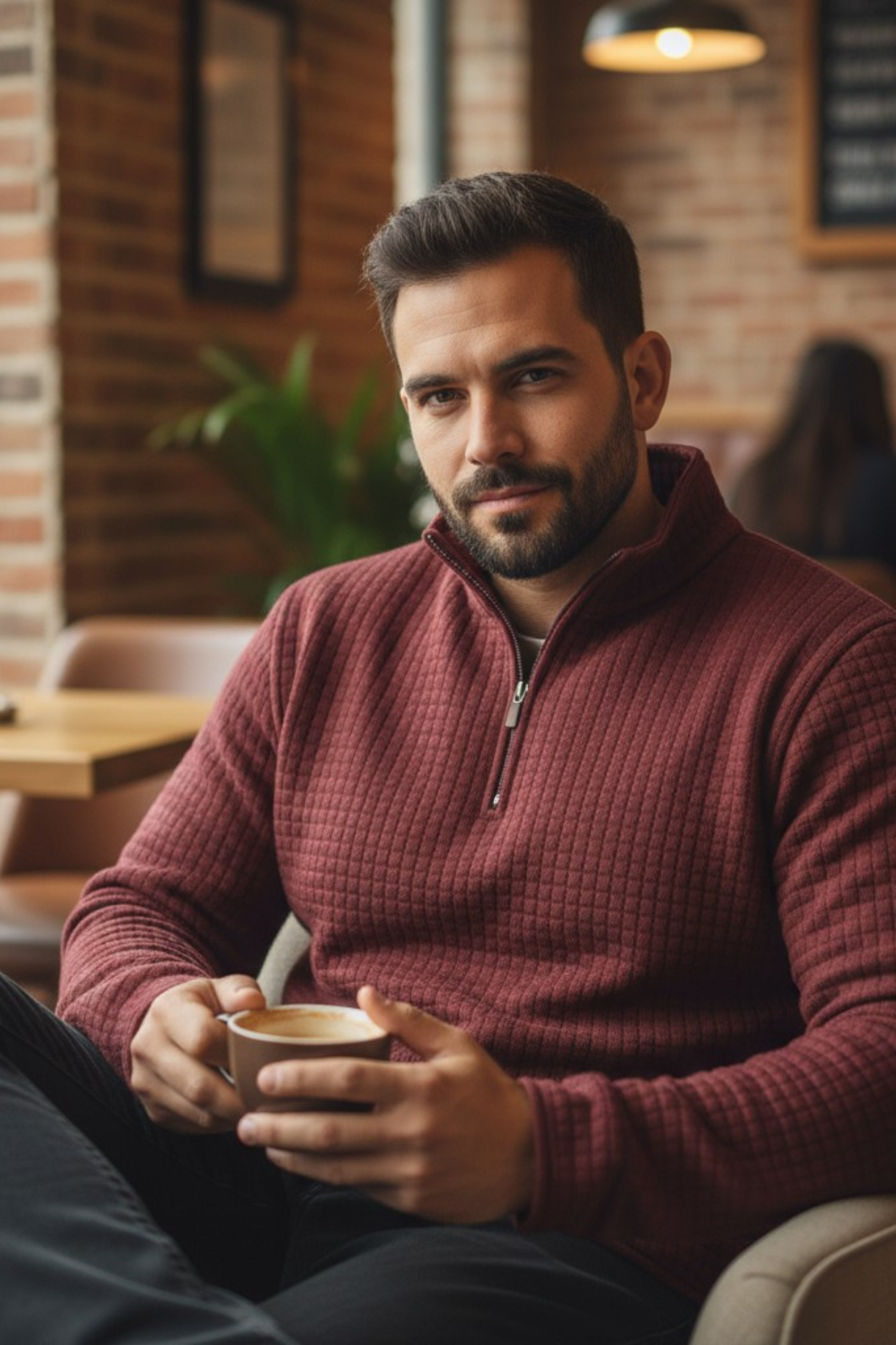 Luca’s™ | Warme Halve Rits Trui