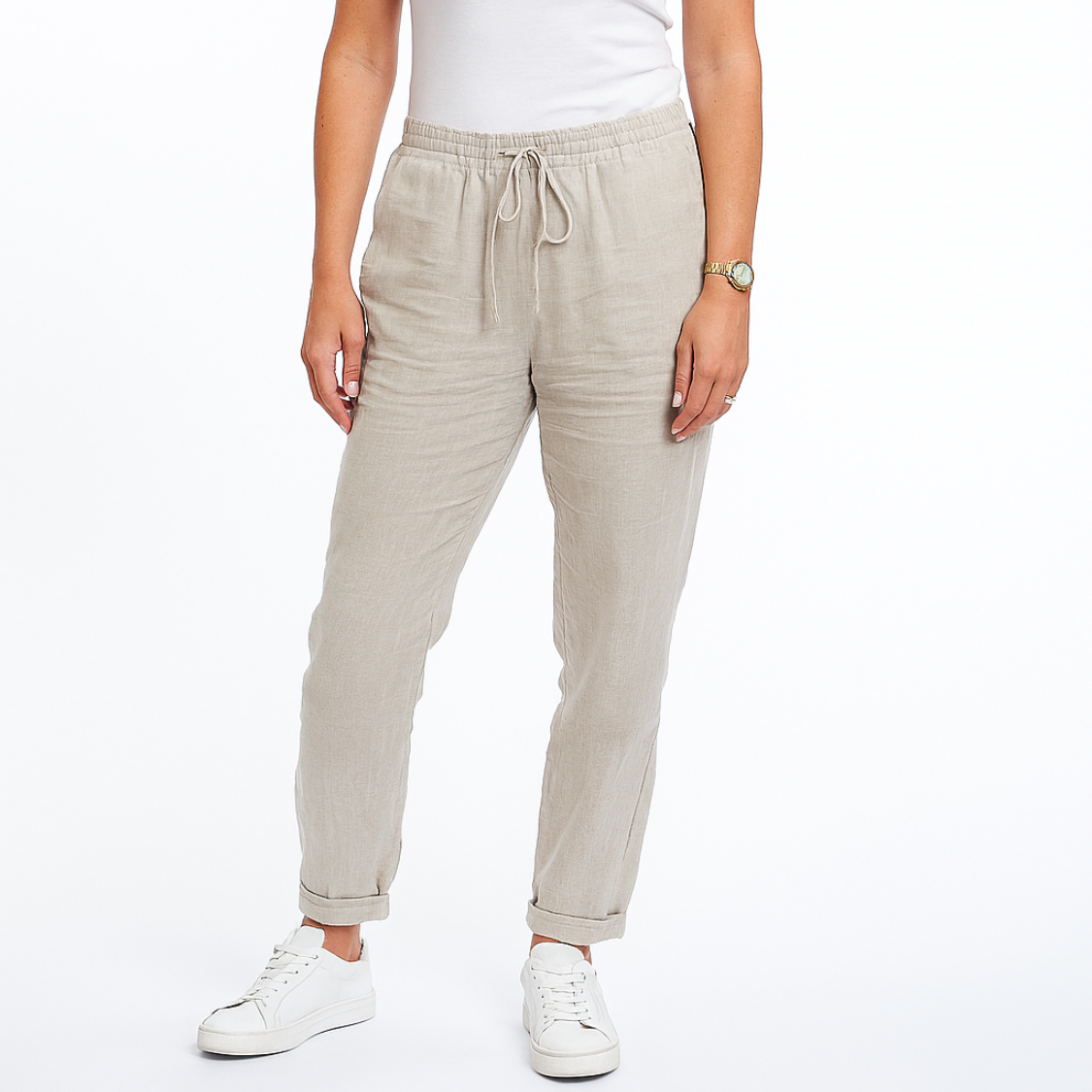 Breezefit™ | Ademend Linnen Comfortbroek