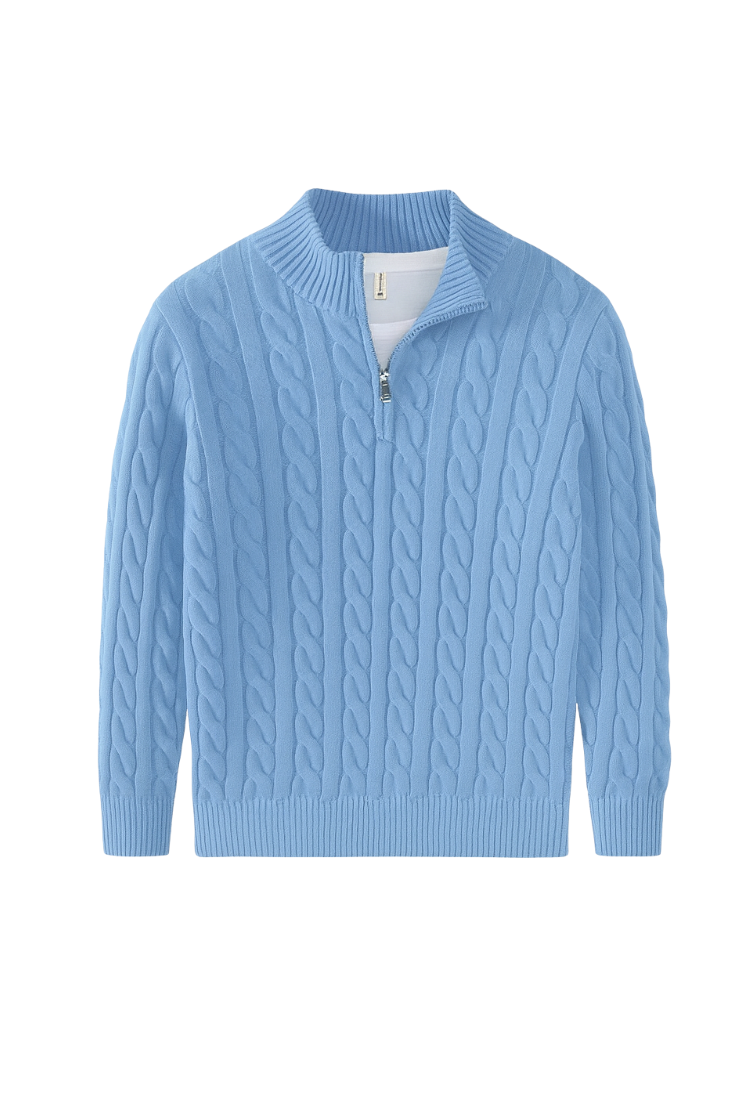 Arden Kabelgebreide Half-Zip Trui