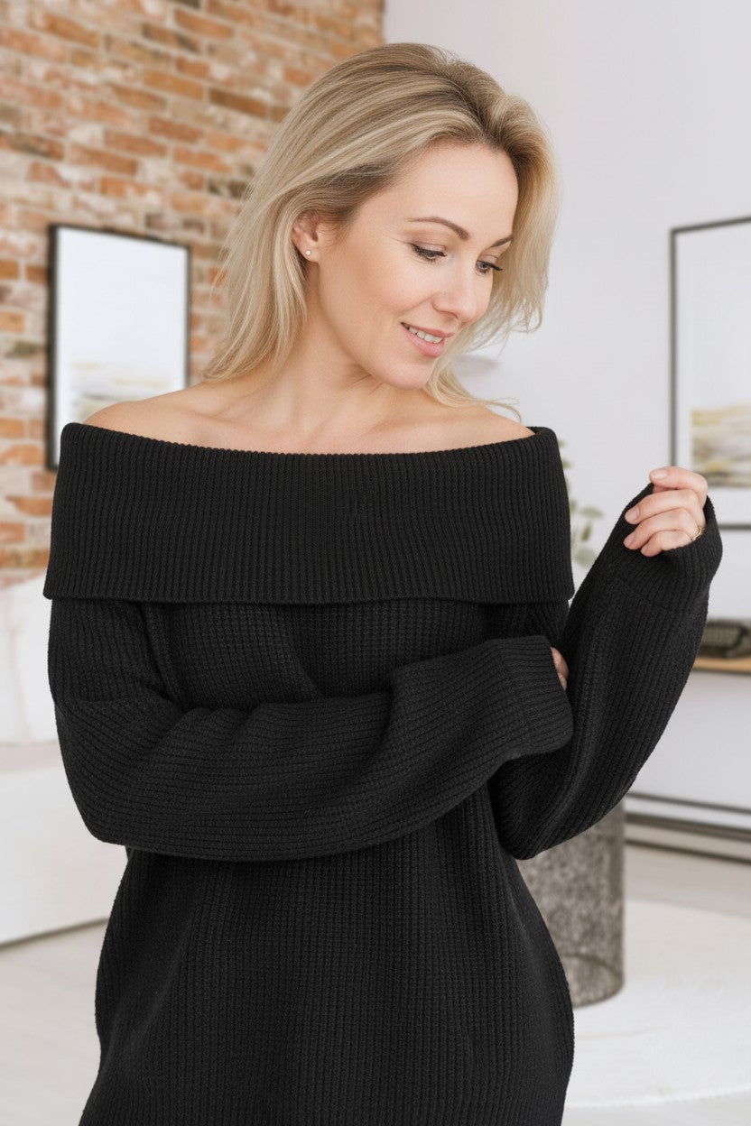 Veloura™ | Off-Shoulder trui