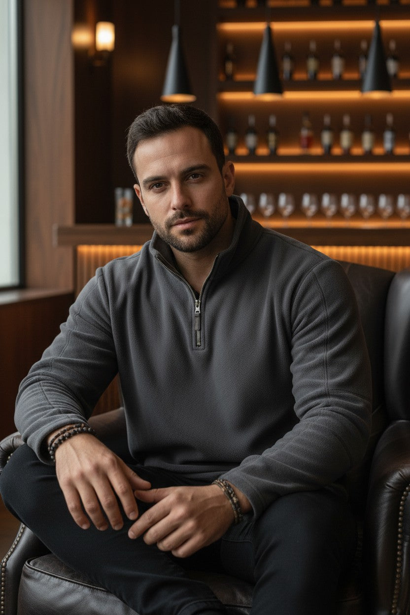 PolarKlassiek™ | Warme Kwart-Rits Pull