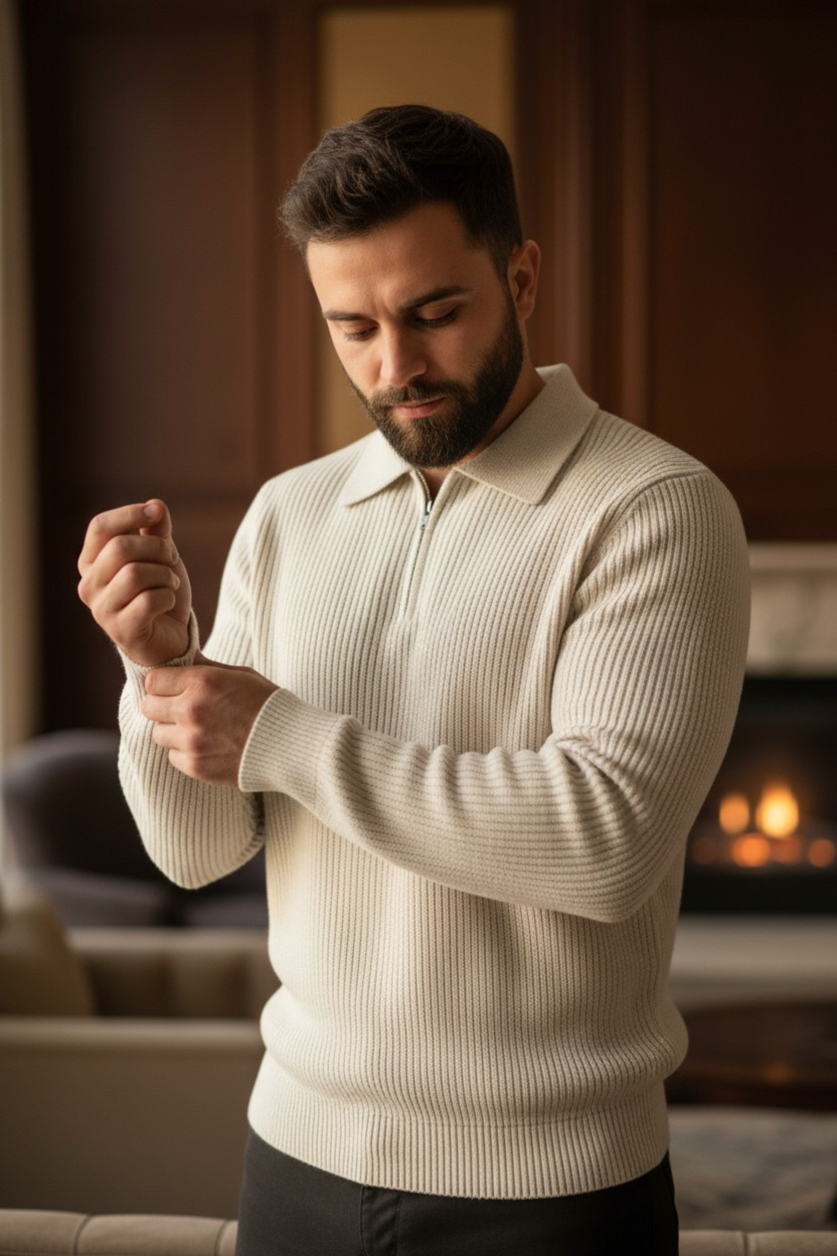 CoreEase Half-Zip Polo Sweater