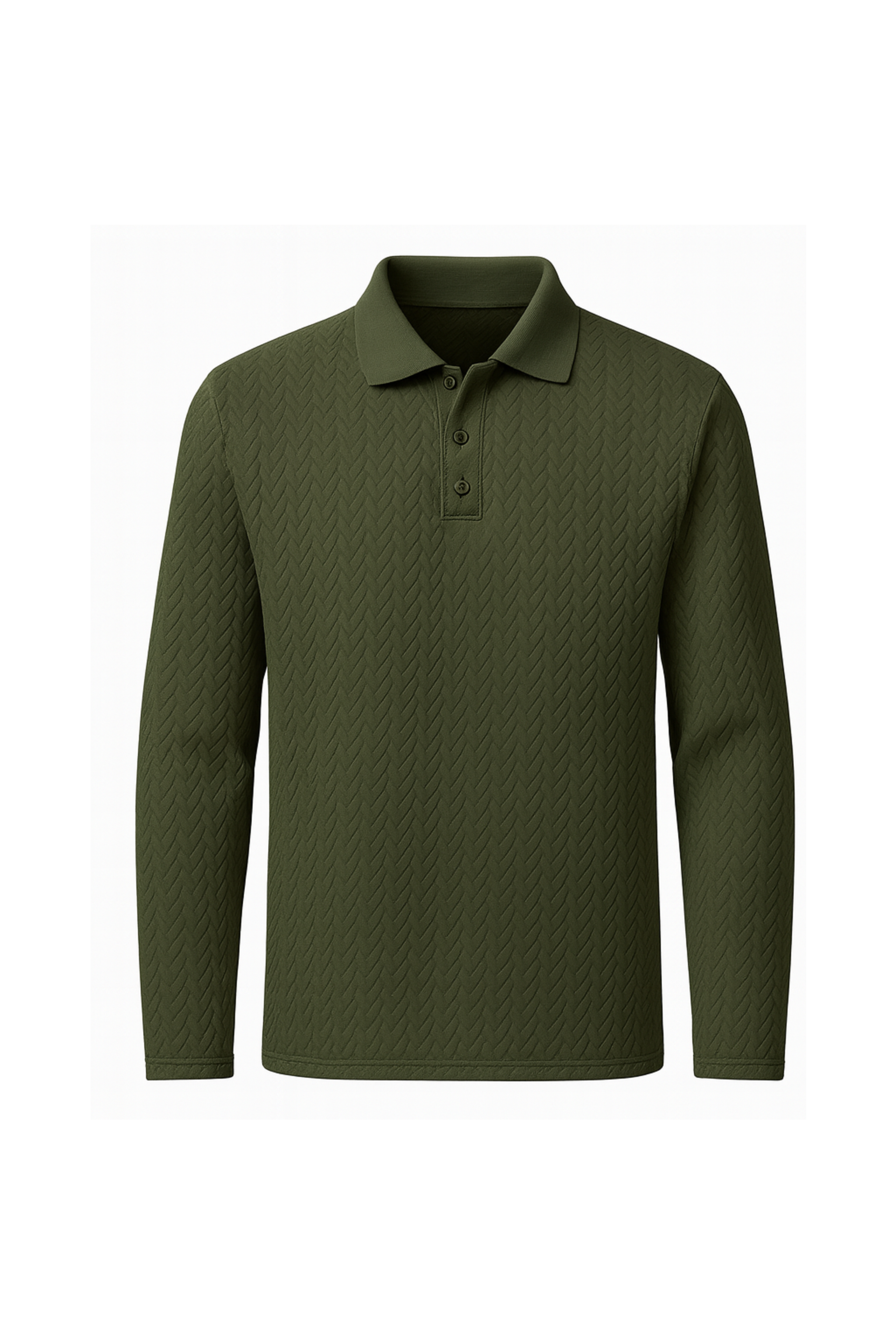 Dorian’s™ | Polo sweater met Textuurpatroon