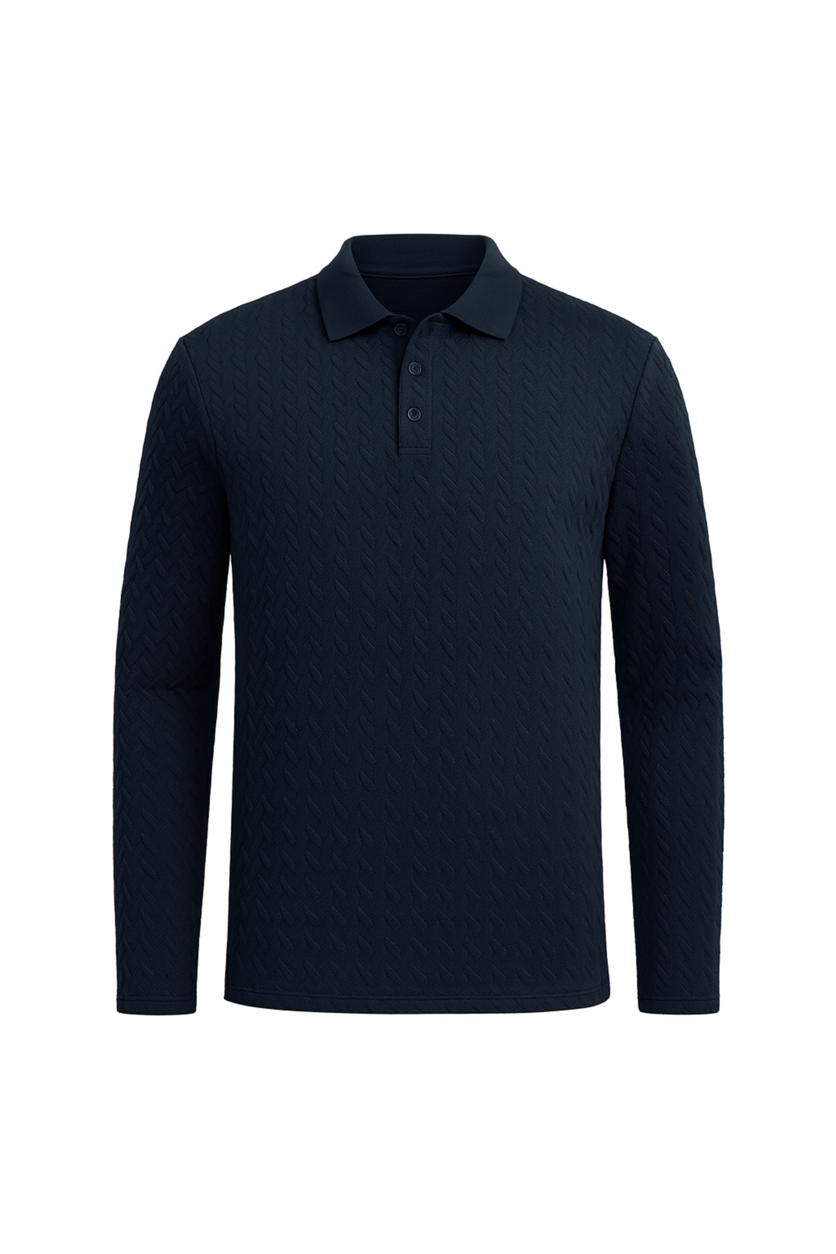 Dorian’s™ | Polo sweater met Textuurpatroon