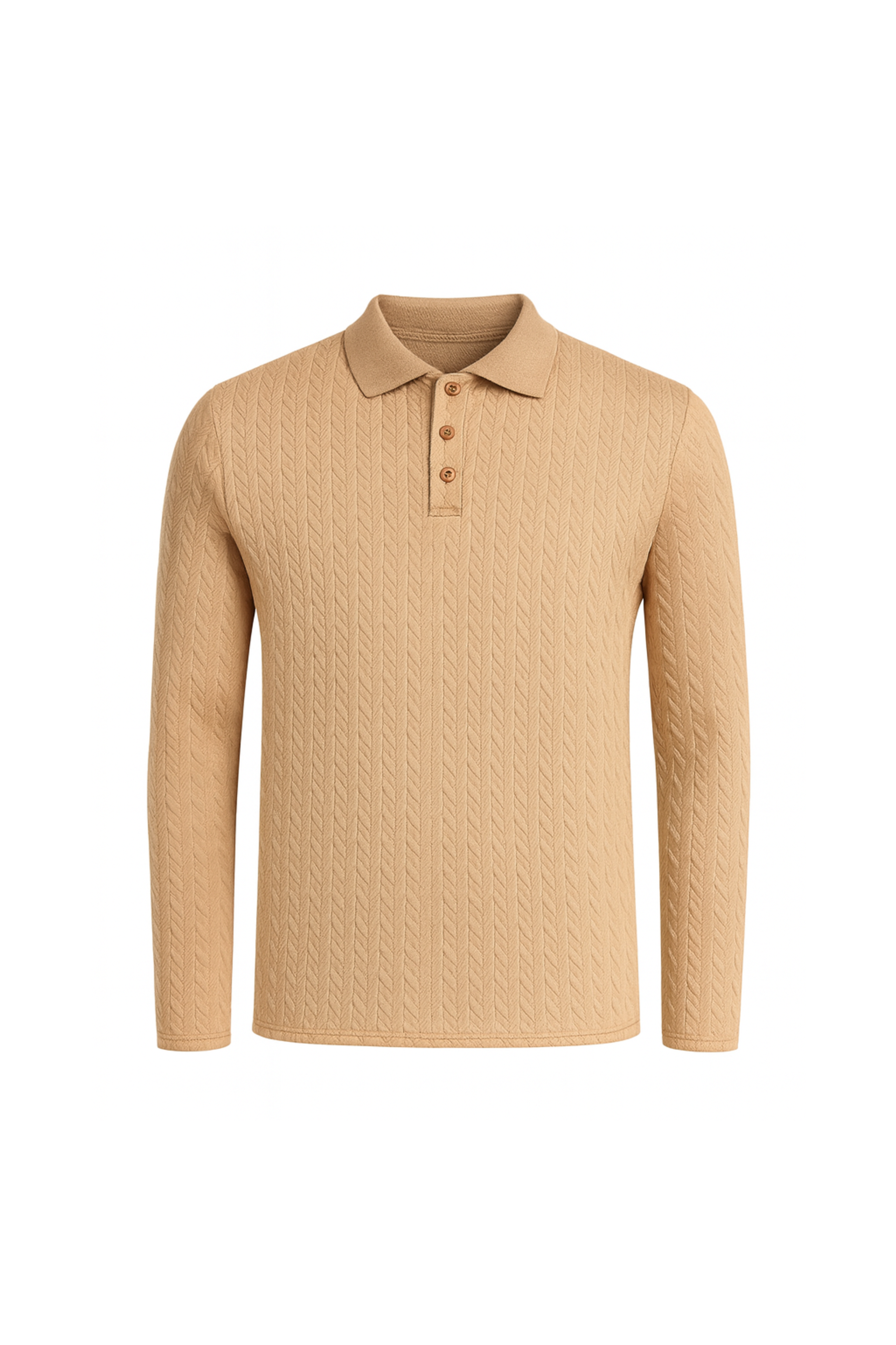 Dorian’s™ | Polo sweater met Textuurpatroon