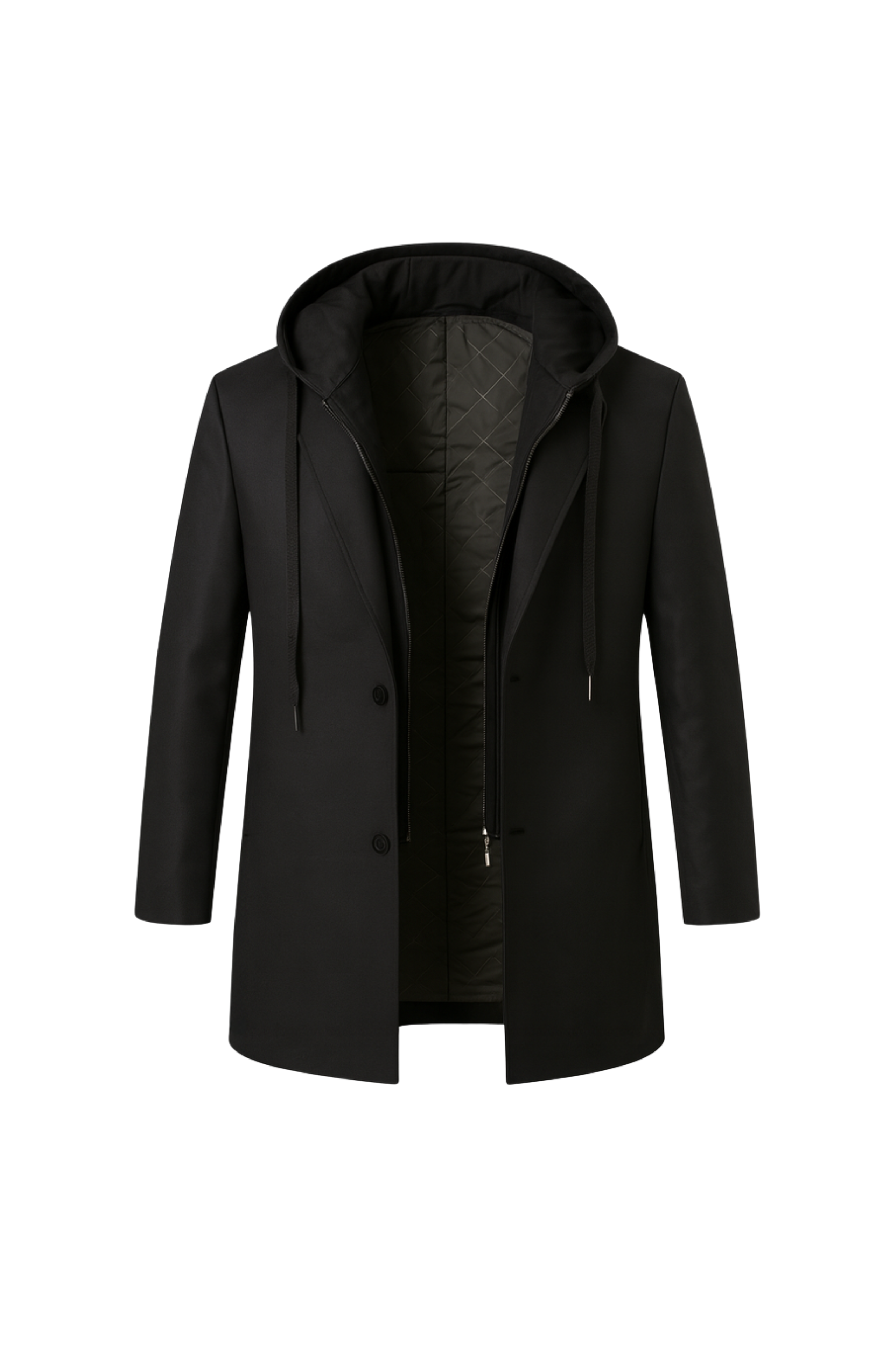 Lucenzo™ | Moderne Trench Met Capuchon