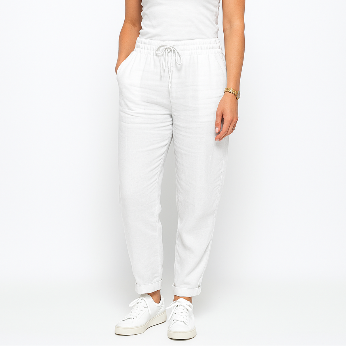 Breezefit™ | Ademend Linnen Comfortbroek