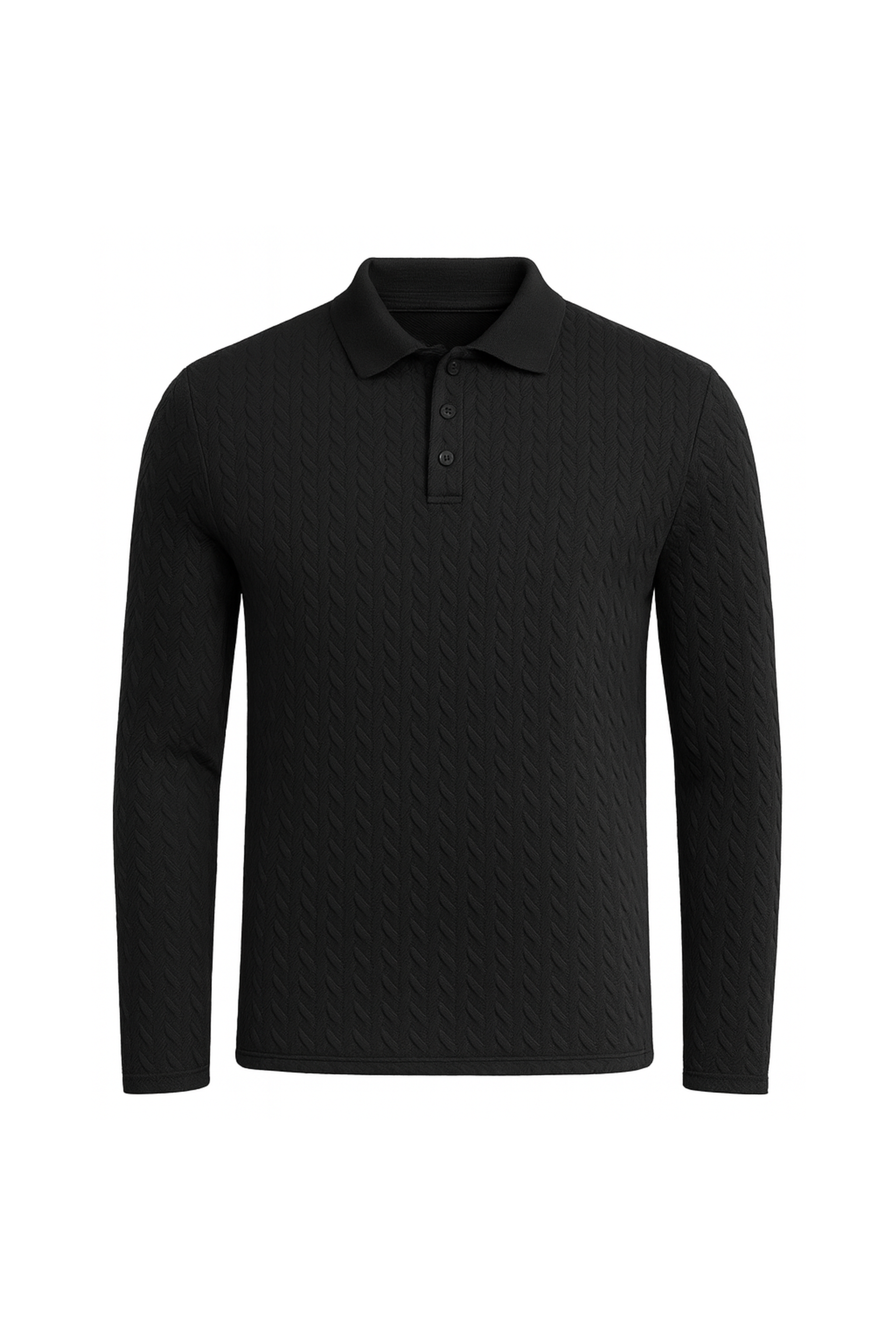 Dorian’s™ | Polo sweater met Textuurpatroon