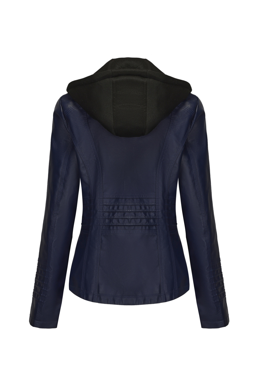 Ravenna Leren Jas met Afneembare Capuchon